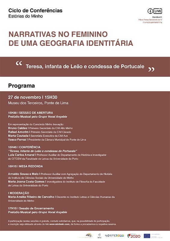Programa Conferência "Teresa, infanta de Leão e condessa de Portucale"